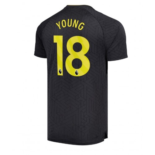 Fotballdrakt Herre Everton Ashley Young #18 Bortedrakt 2024-25 Kortermet